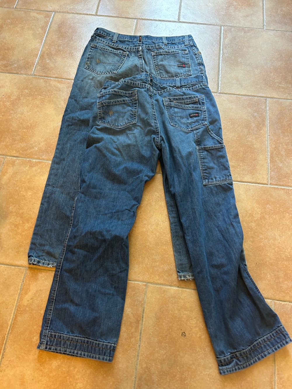 Lot of 2 Ariat FR men 36x34 Carpenter Jeans